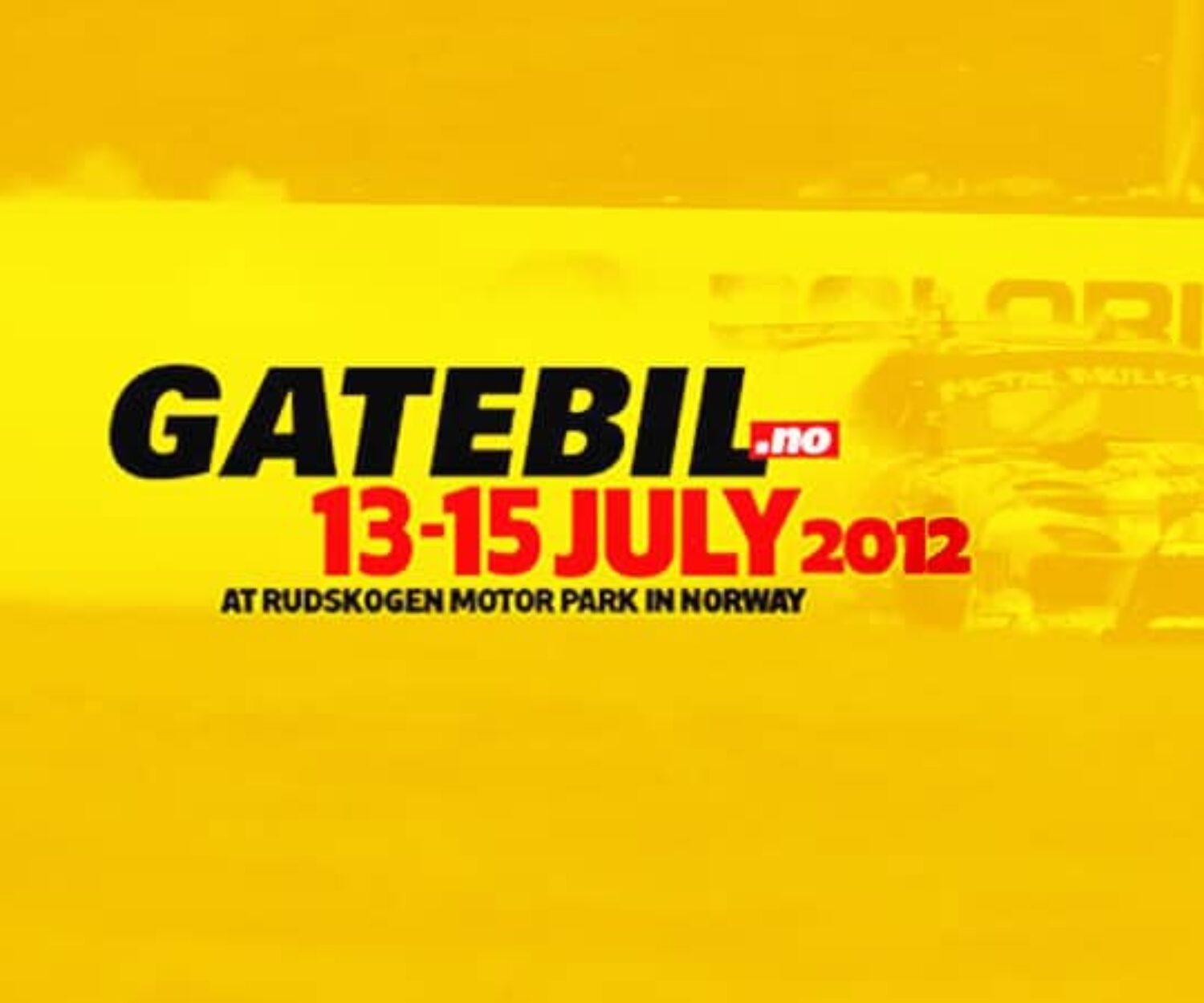 Gatebil Rudskogen Motor Park in Norway Video